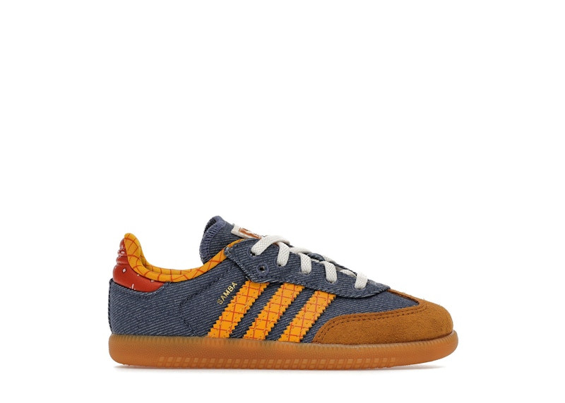 Adidas Samba OG Elastic Laces Disney Pixar's Toy Story Woody Sneakers in Crew Blue/Crew Yellow/Off White | StockX
