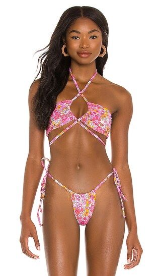 Malibu Bikini Top in Sweet Pea | Revolve Clothing (Global)