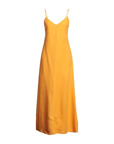 Patrizia Pepe Woman Maxi dress Marigold Size 4 Linen, Viscose | YOOX (US)