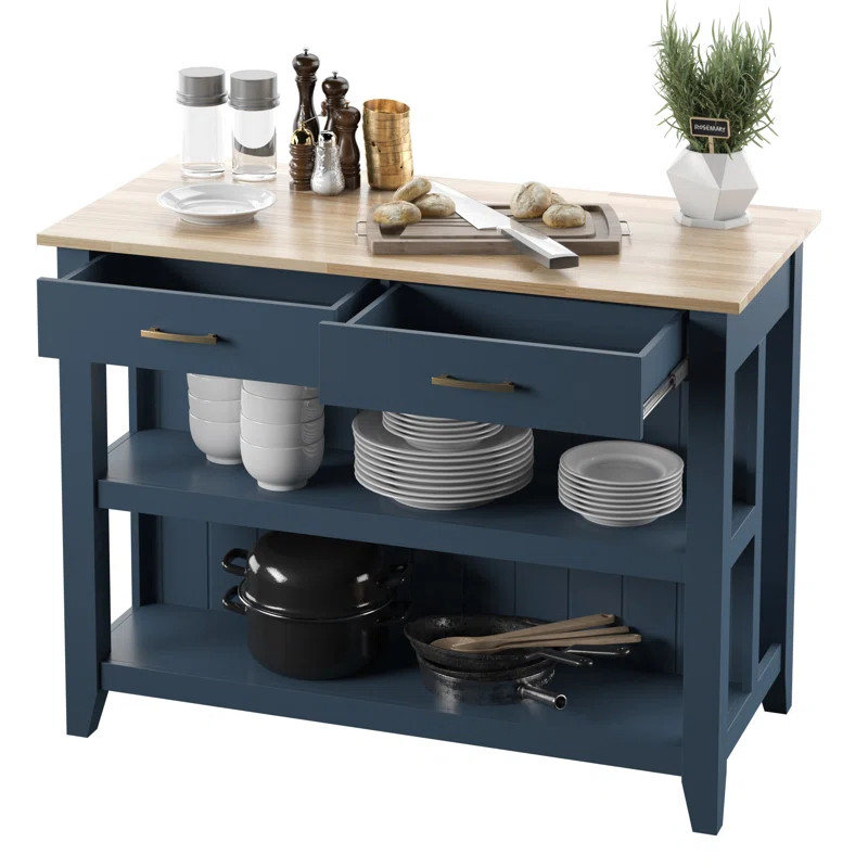 Spence Wood Kitchen Island | Wayfair North America