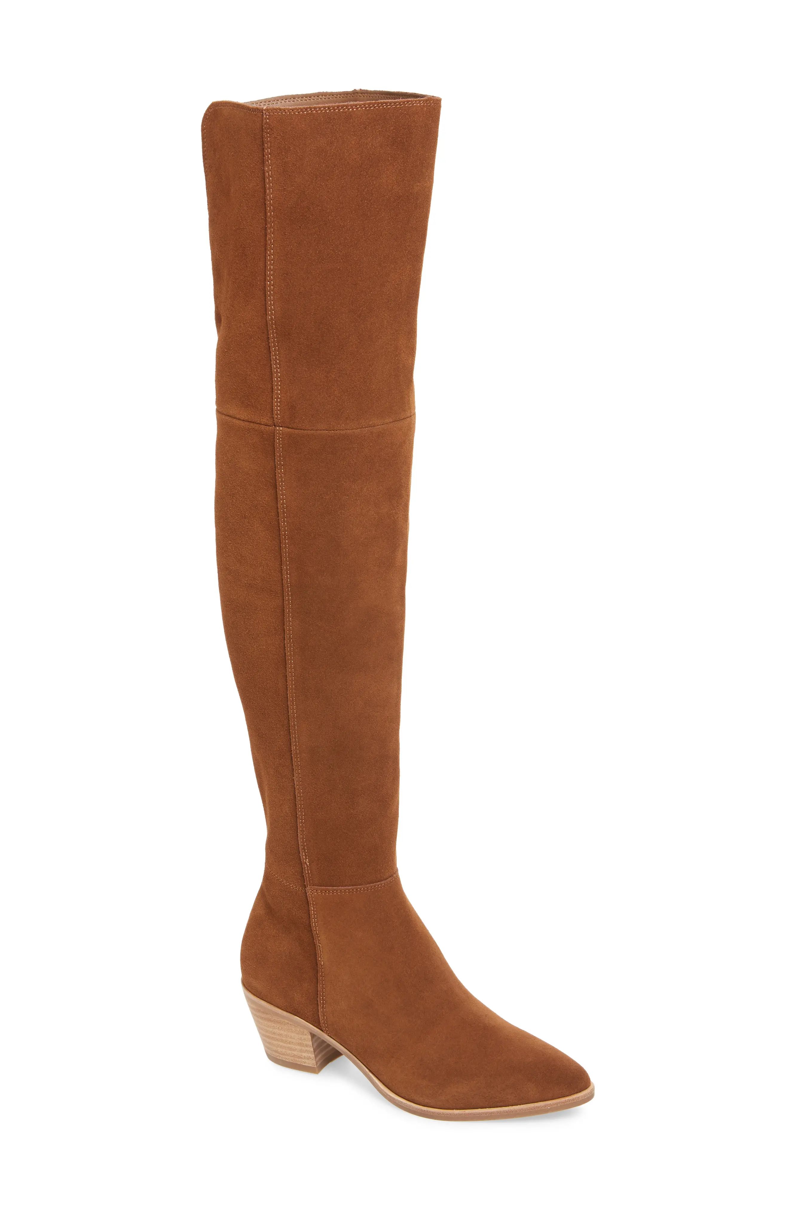 Steve Madden Lucca Pieced Over the Knee Boot (Women) (Wide Calf) | Nordstrom