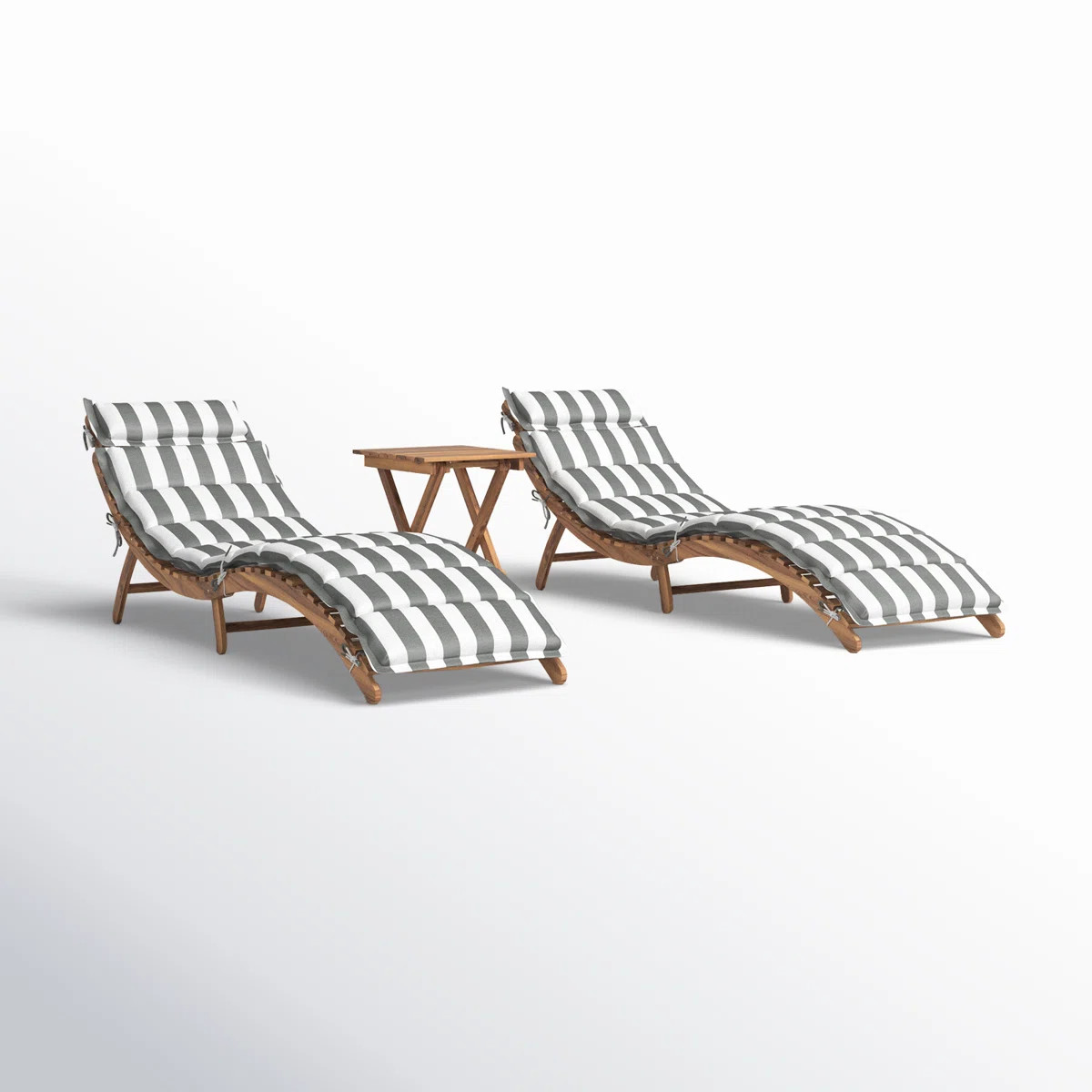 Alois Chaise Lounge Set with Cushion and Table | Wayfair North America