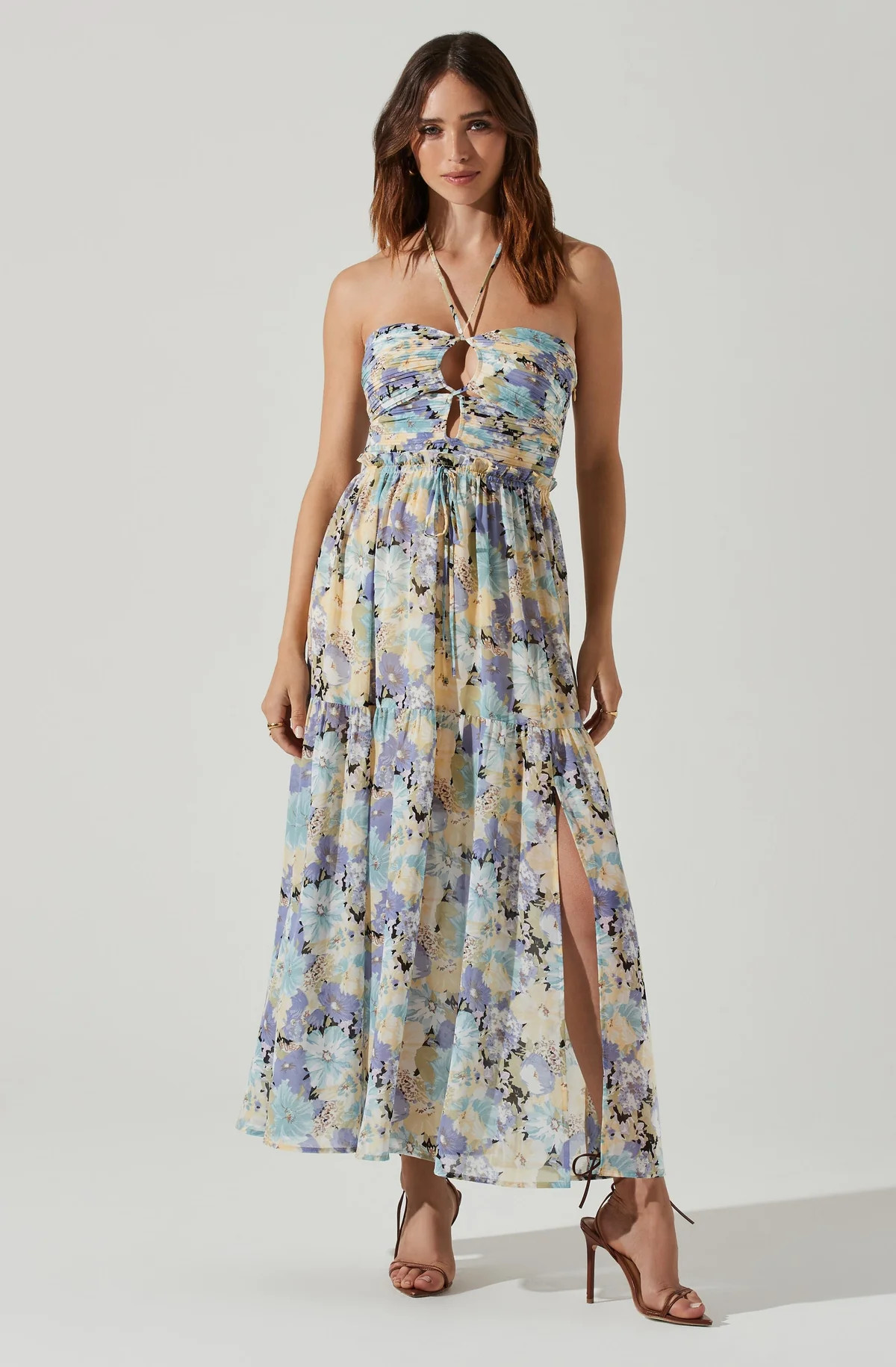 Rozina Floral Cutout Maxi Dress | ASTR The Label (US)
