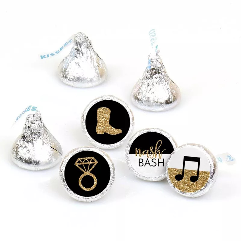 Big Dot of Happiness Nash Bash - Nashville Bachelorette Party Round Candy Sticker Favors - Labels... | Target