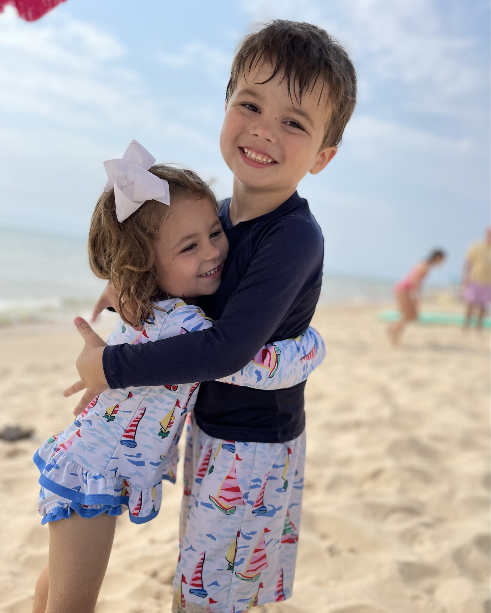 The sweetest swimsuits. We have reordered these as they grow older because they have been our favorite. 

#LTKfamily #LTKkids #LTKswim