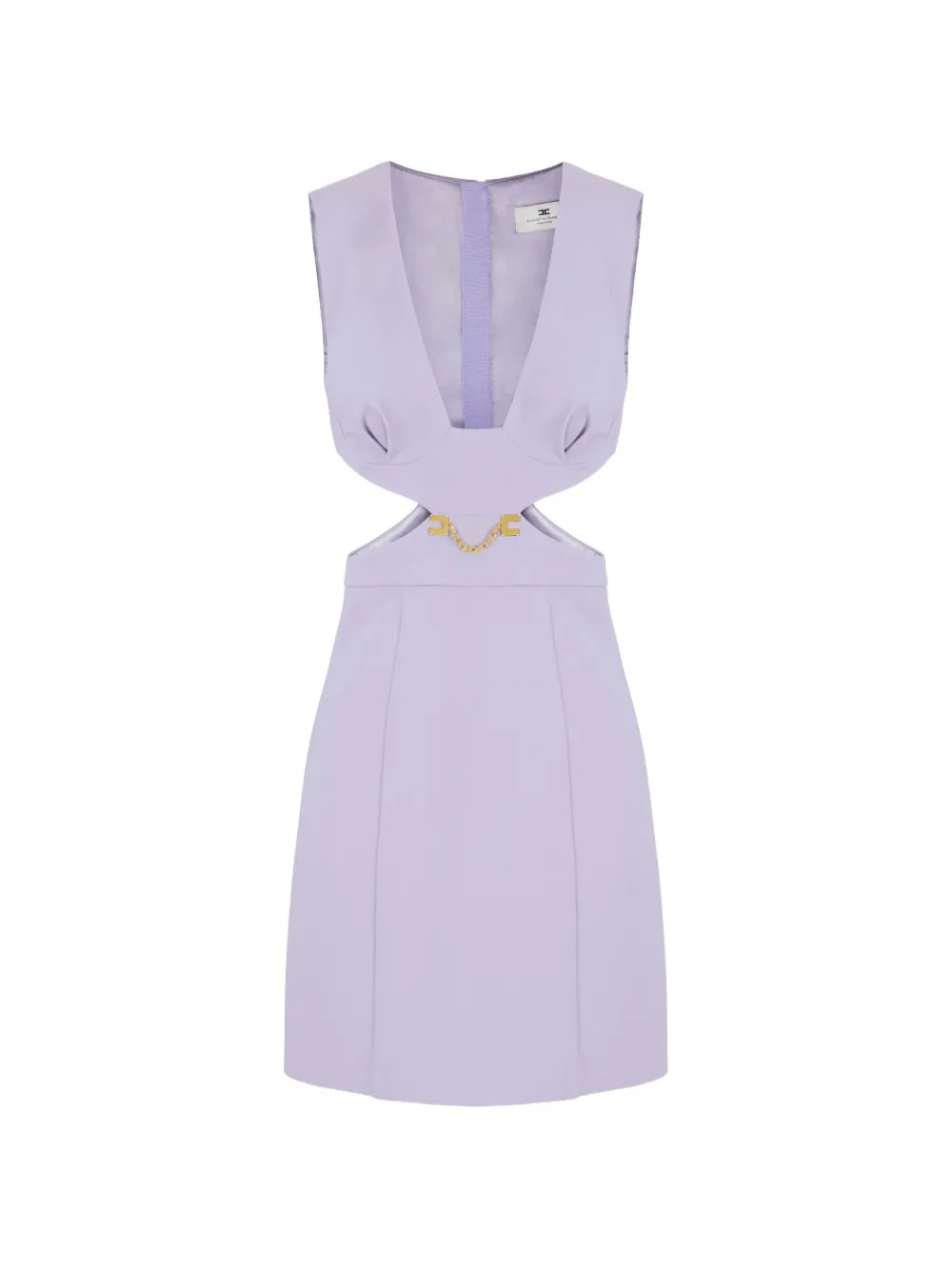 Elisabetta Franchi Abito Corto Con cut-out | Viola | FARFETCH IT | Farfetch Global