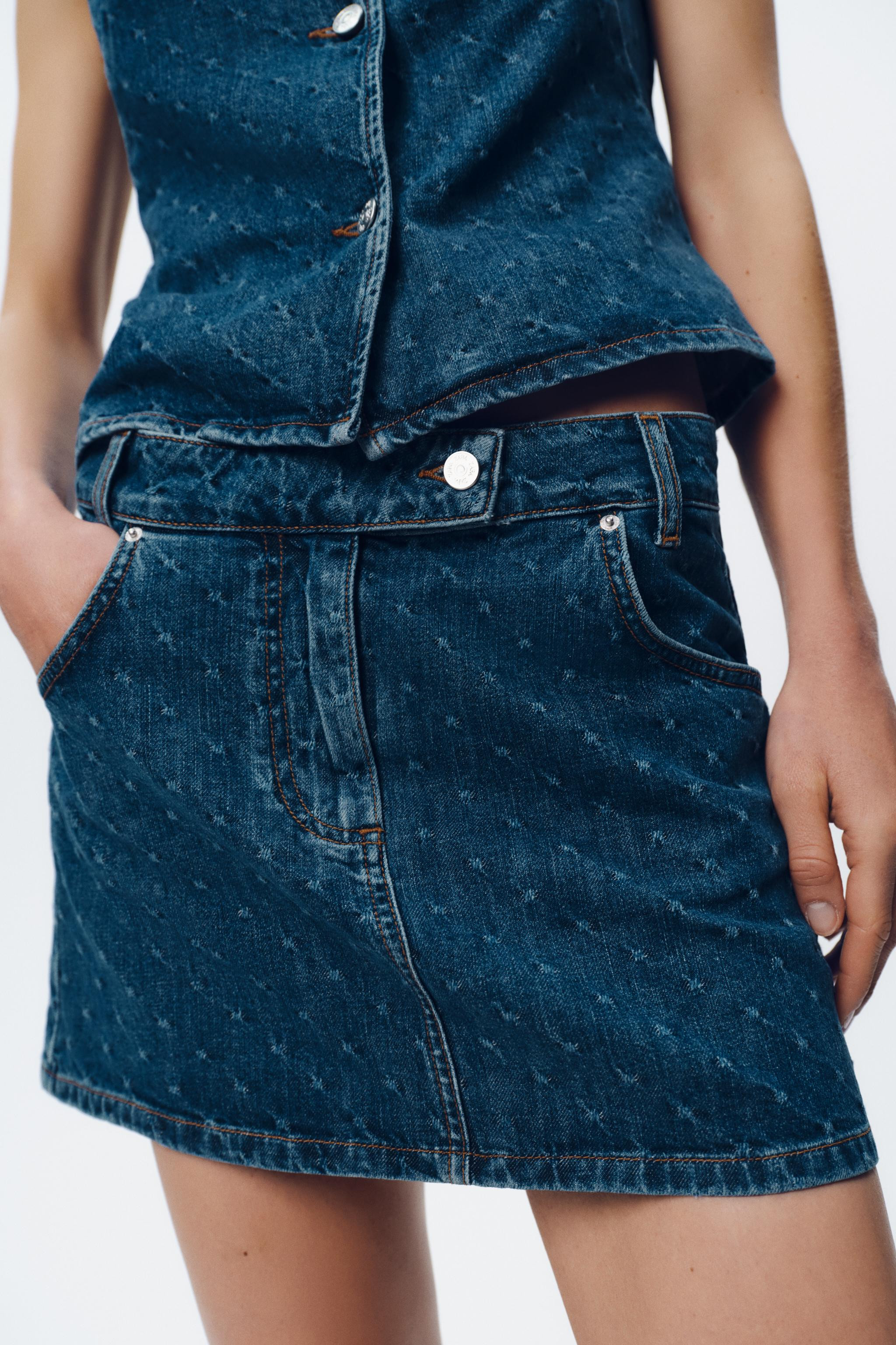Z1975 DENIM MINI SKIRT | Zara UK