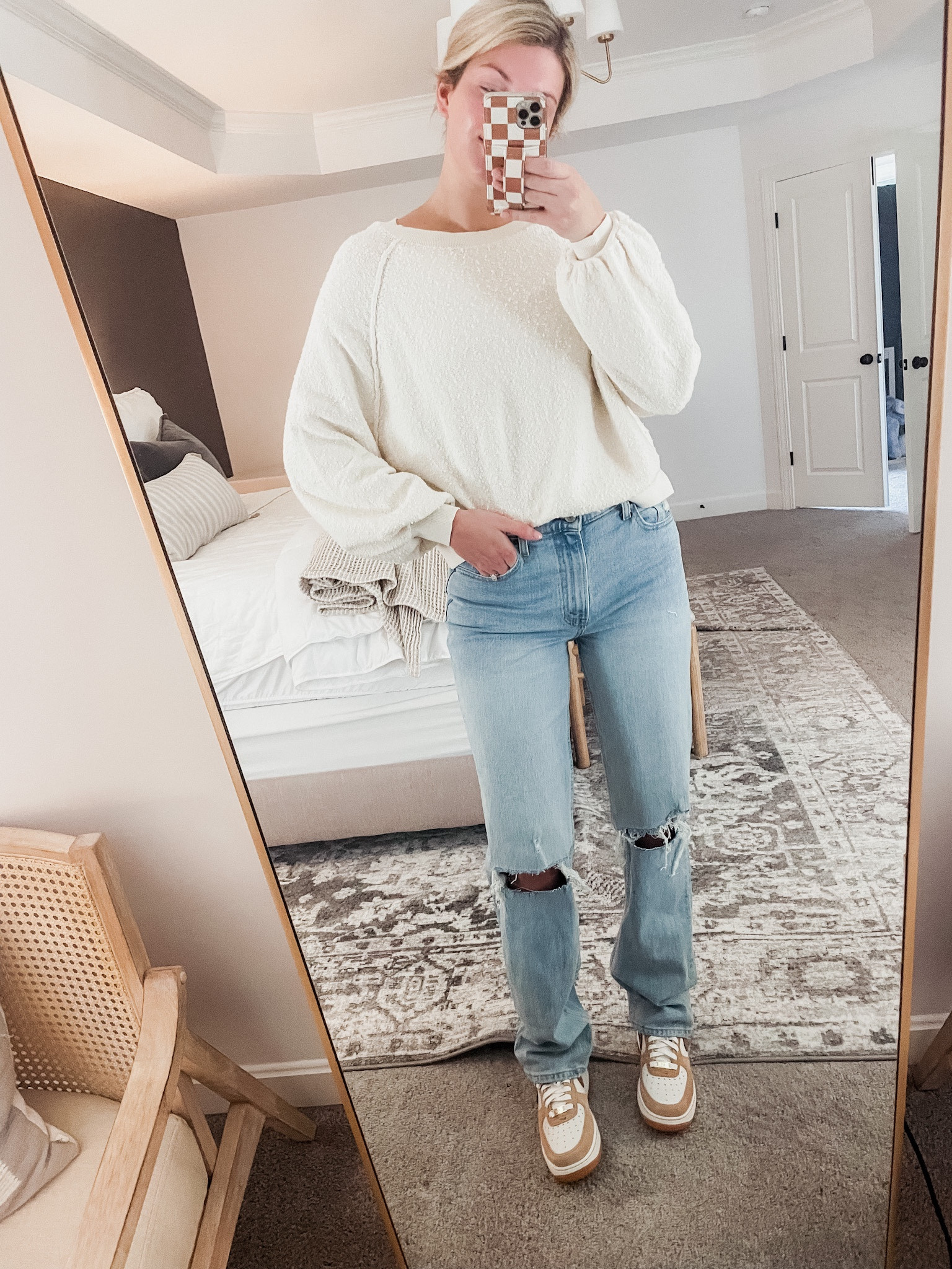 Casual outfit of the day. Nike. Free people. Abercrombie denim. All TTS  

#LTKFind #LTKshoecrush