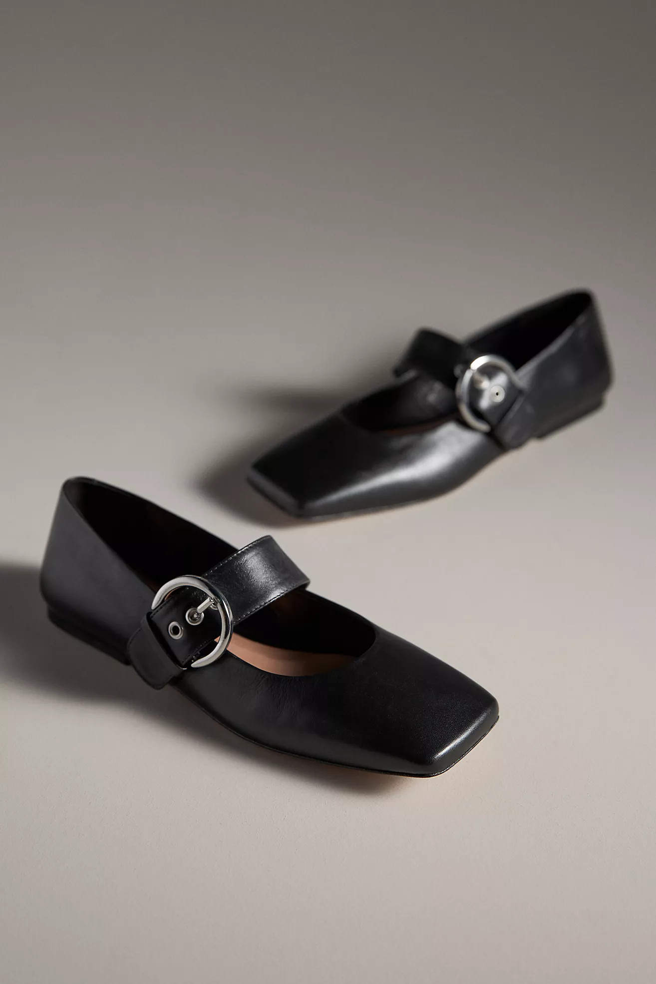 Square-Toe Mary Jane Flats | Anthropologie (US)