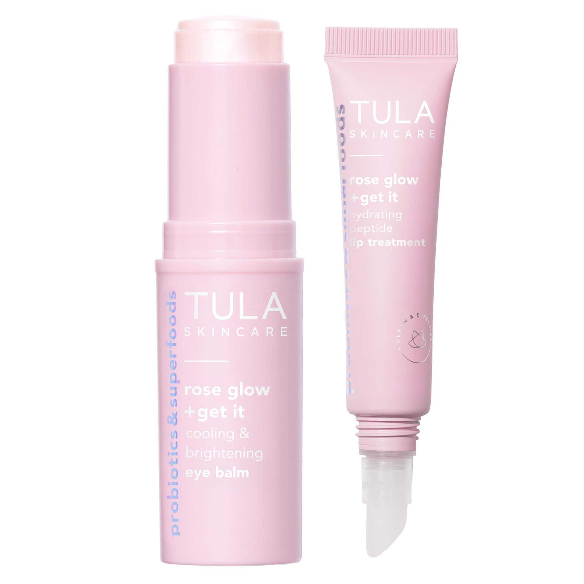 TULA Skin Care Wrapped in Radiance - Rose Glow + Get It Hydrating Peptide Lip Treatment Balm 0.28... | Amazon (US)