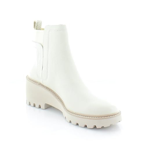Dolce Vita Women's Huey Chelsea Boot, Ivory Croco Print Leather, 7.5 | Amazon (US)