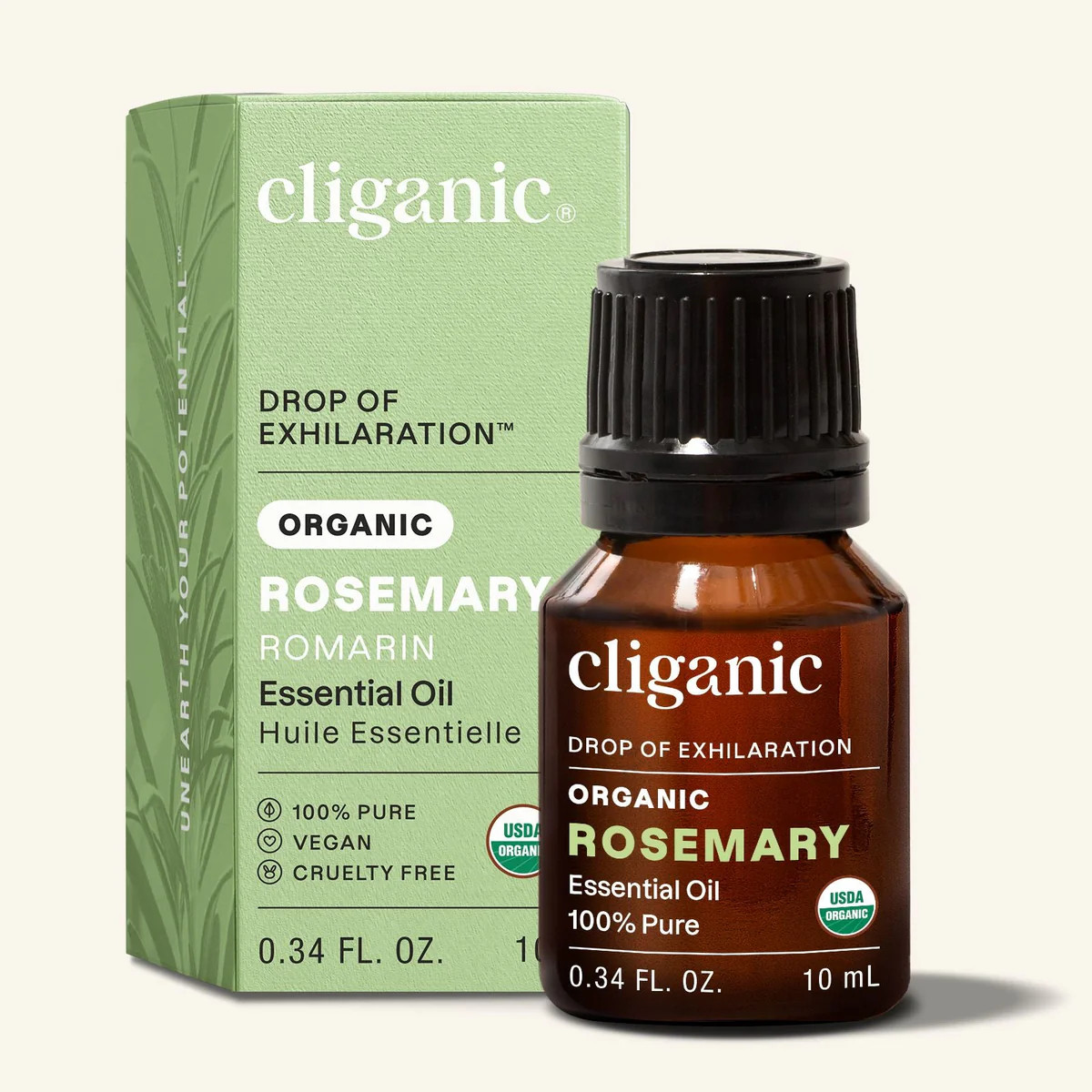 Organic Rosemary Essential Oil | Cliganic