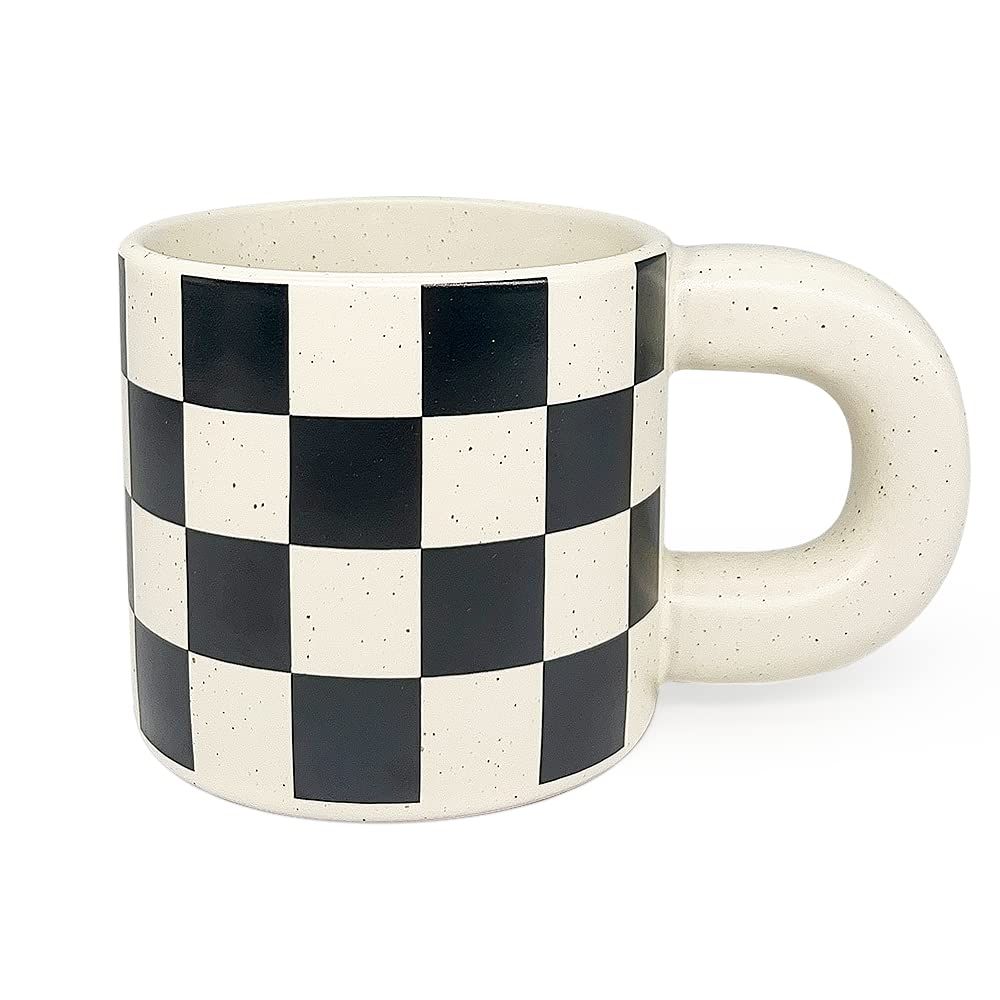 Ceramic Coffee Mug,Tea Cup with Porcelain Fat Round Handle,Dishwasher&Microwave Safe Mug to Decor... | Amazon (CA)