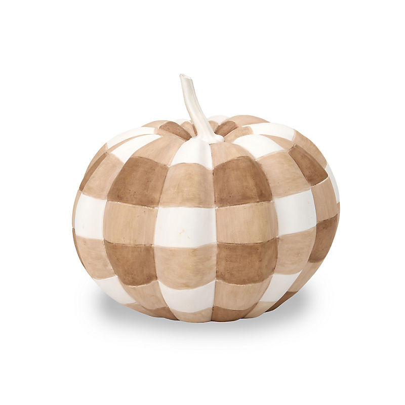 Checker Print Pumpkin | The Container Store