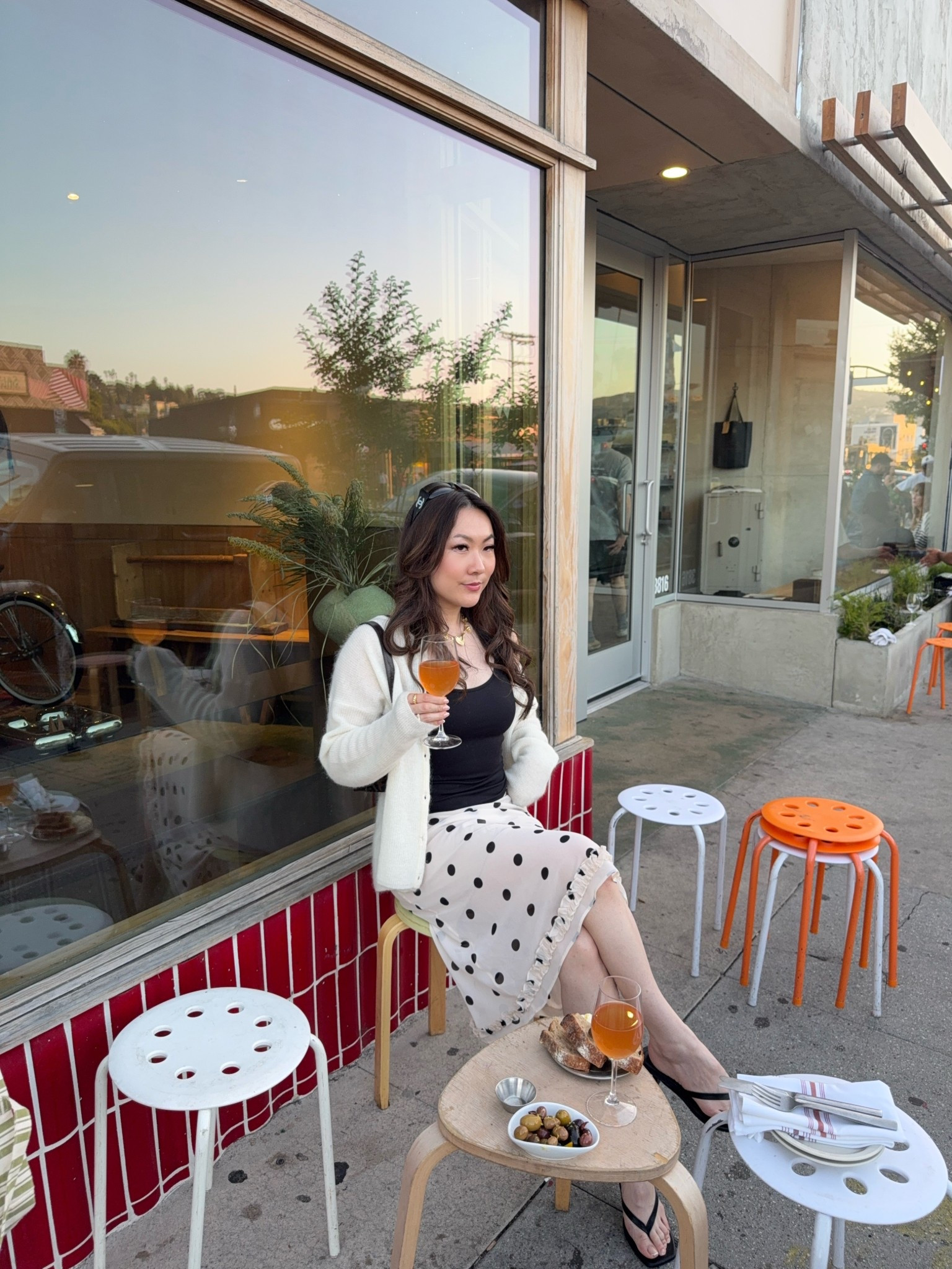 polka dot skirts for spring! 