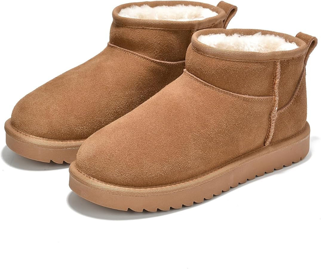 Project Cloud 100% Genuine Leather Ankle Boots for Women - Water Resistant with Memory Foam Insol... | Amazon (US)