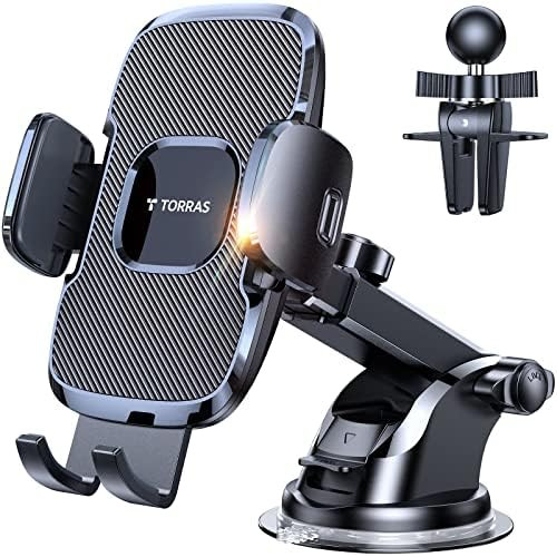 Amazon.com: TORRAS [Ultra-Durable] Cell Phone Holder for Car, Universal Car Phone Holder Mount Da... | Amazon (US)