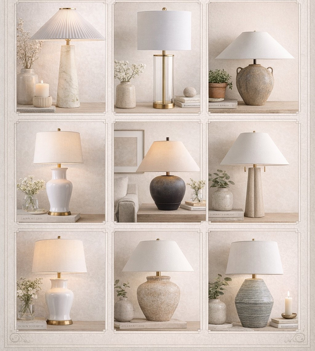 Table lamps I’m loving! Different sizes available💕