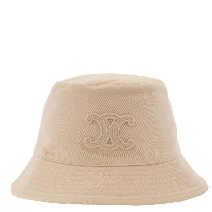 Celine Triomphe Bucket Hat In Cotton Gabardine, Size Medium | Jomashop.com & JomaDeals.com