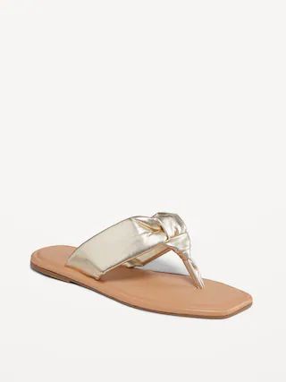 Knot-Front Thong Sandal | Old Navy (US)