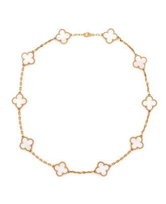 Vintage Alhambra 10 Motifs Necklace | Macy's