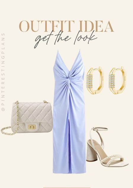 Outfit Idea get the look 🙌🏻🙌🏻

Wedding guest dress, blue dress, summer style, heeled sandals, earrings 

#LTKstyletip #LTKwedding #LTKSeasonal