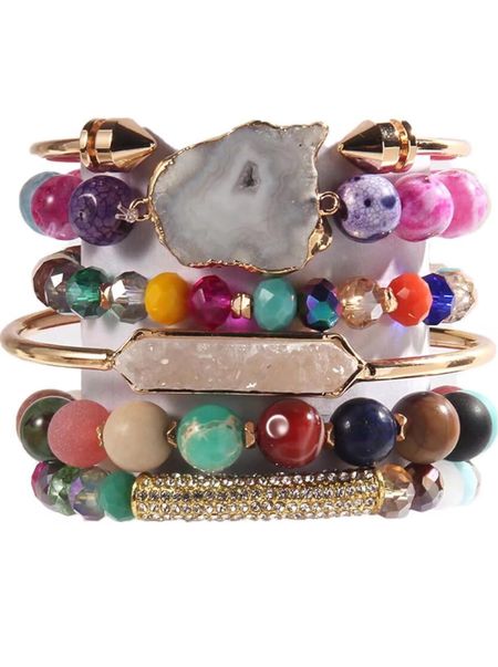 Colorful stone bracelet stack 

#LTKFindsUnder50 #LTKFindsUnder100 #LTKGiftGuide