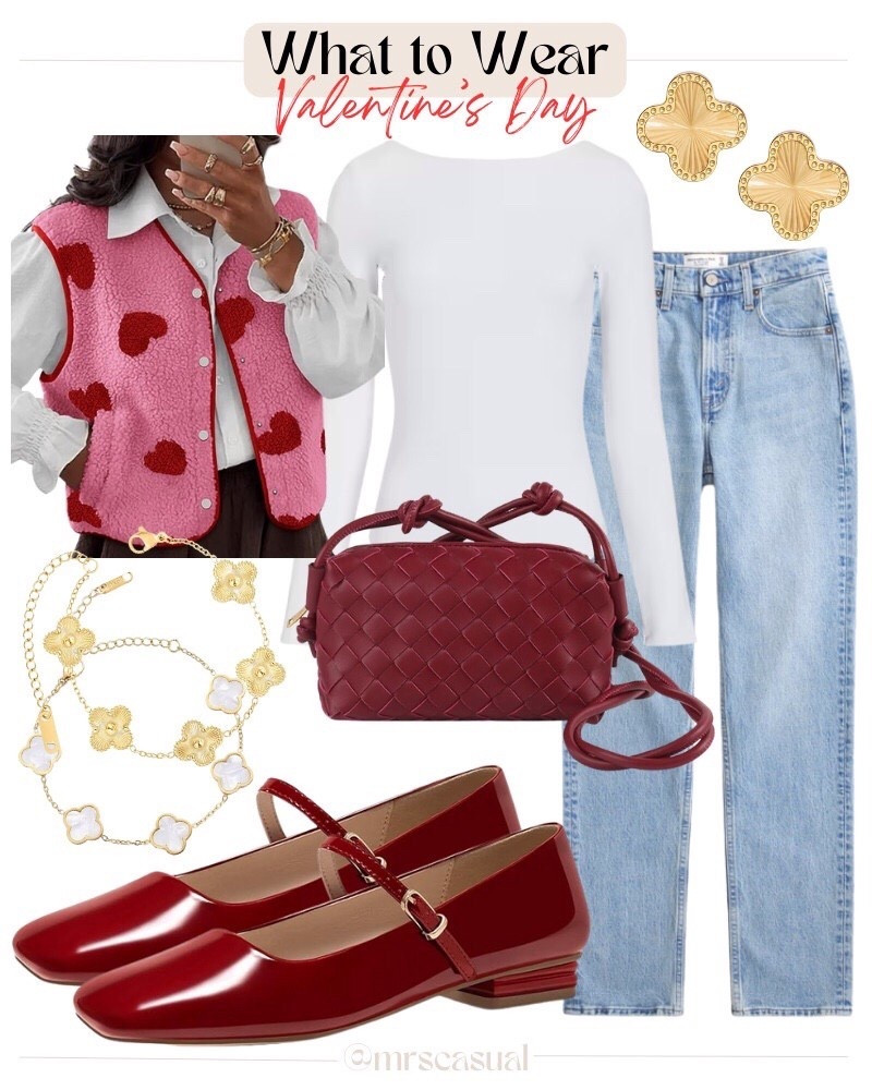 Heart details + denim = my kind of Valentine’s outfit ❤️

#LTKValentine #LTKgrwm #LTKootd