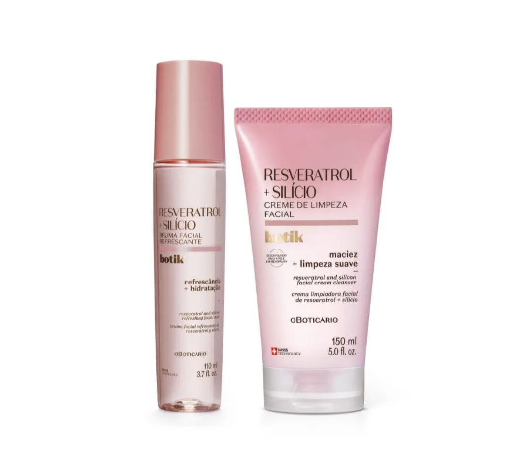 Combo Botik Resveratrol E Silício: Creme de Limpeza Facial 150ml + Bruma Refrescante Facial 110ml

#LTKbrasil #LTKbeleza #LTKpromo