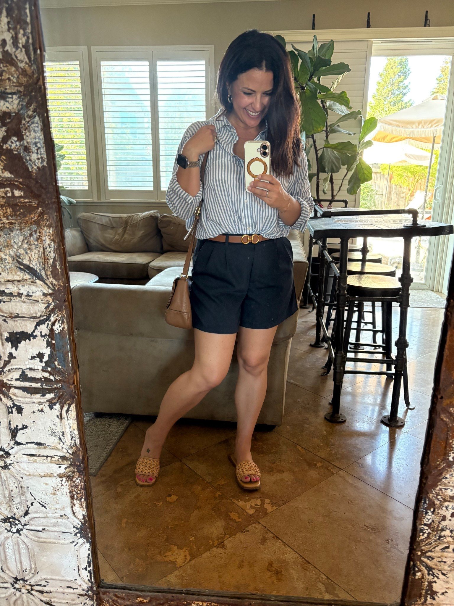 I’m officially on summer break! Year 19 is in the books! Wearing a new pair of pull on dress shorts with an elastic waist and belt loops. I’m wearing a small. 
Preppy style
Summer vacation 

#LTKSummerEdit #LTKPetite #LTKOver40