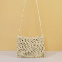 Hollow Out Straw Bag | SHEIN