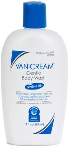 Vanicream Gentle Body Wash -12 fl oz - Formulated Without Common Irritants for Those with Sensiti... | Amazon (US)