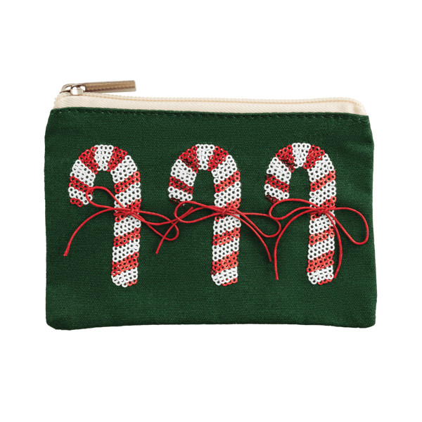 Candy Cane Sequin Gift Card Holder | Mud Pie