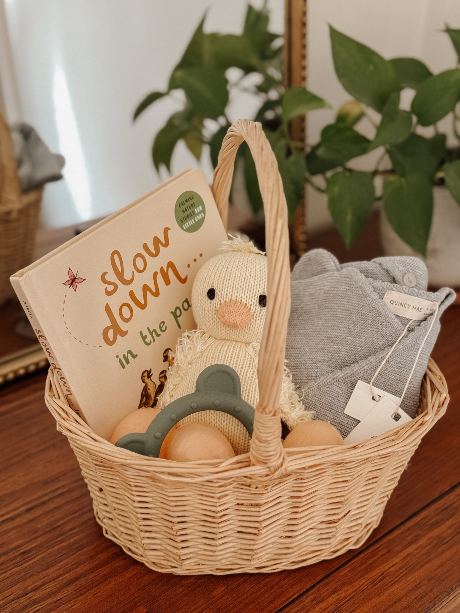 Easter basket ideas for the babies —
👶🏼🥚🐥🧺

baby’s first Easter | first Easter basket | Cuddle & Kind baby animal | Mushie teether | spring-themed book | Easter outfit | Quincy Mae outfit | simple Easter basket | Easter basket ideas 

#LTKSeasonal #LTKBaby #LTKKids