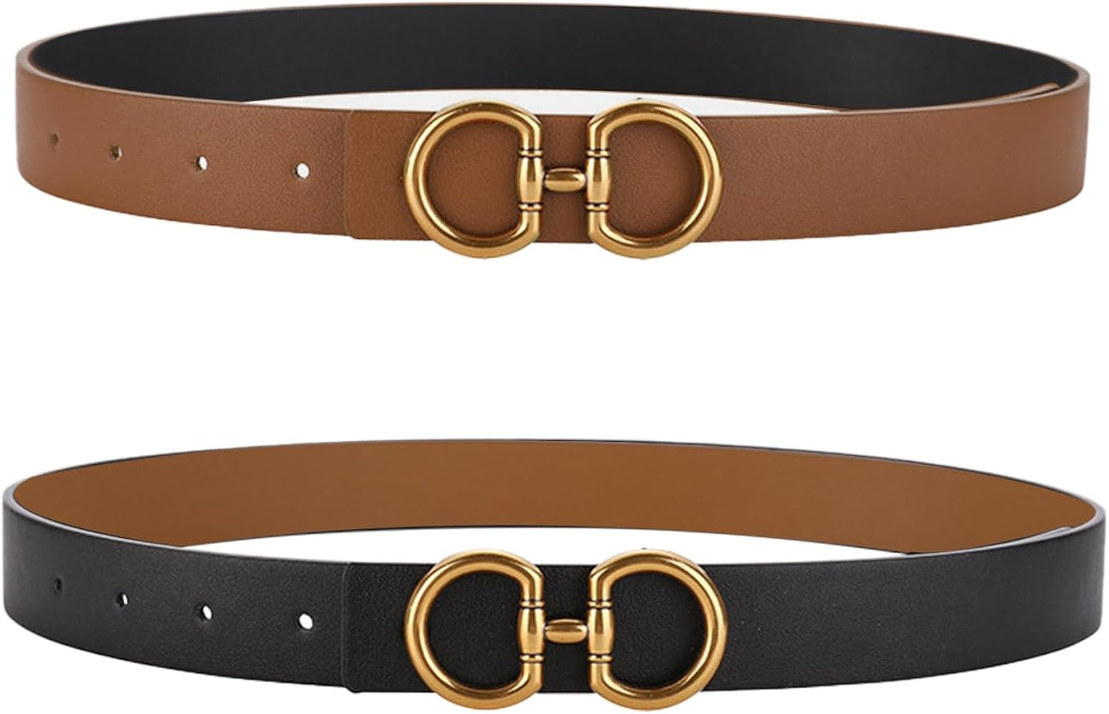 Reversible Leather Belt for Women Women's Belt for Jeans Dress Pants 1.1'' Wideth | Amazon (US)