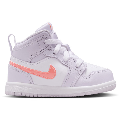 Girls Jordan 1 Mid SE Fem - Girls' Toddler Shoe Barely Grape/Atomic Pink Size 06.0 | Kids Foot Locker (US)