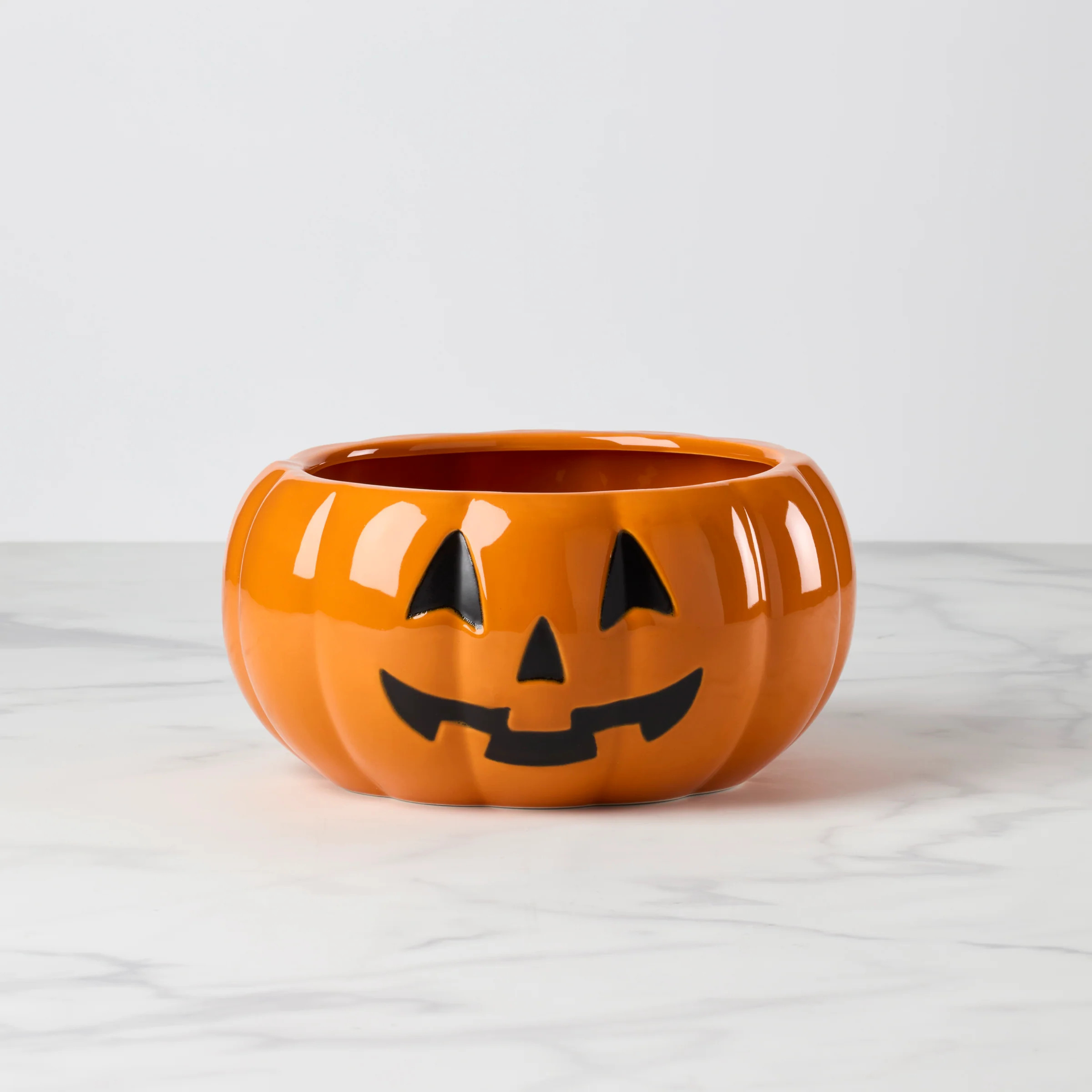 Vintage Halloween Figural Pumpkin Candy Bowl | Lenox