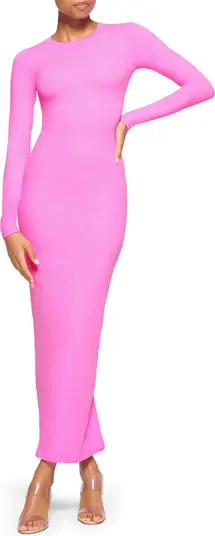 Fits Everybody Long Sleeve Crewneck Dress | Nordstrom