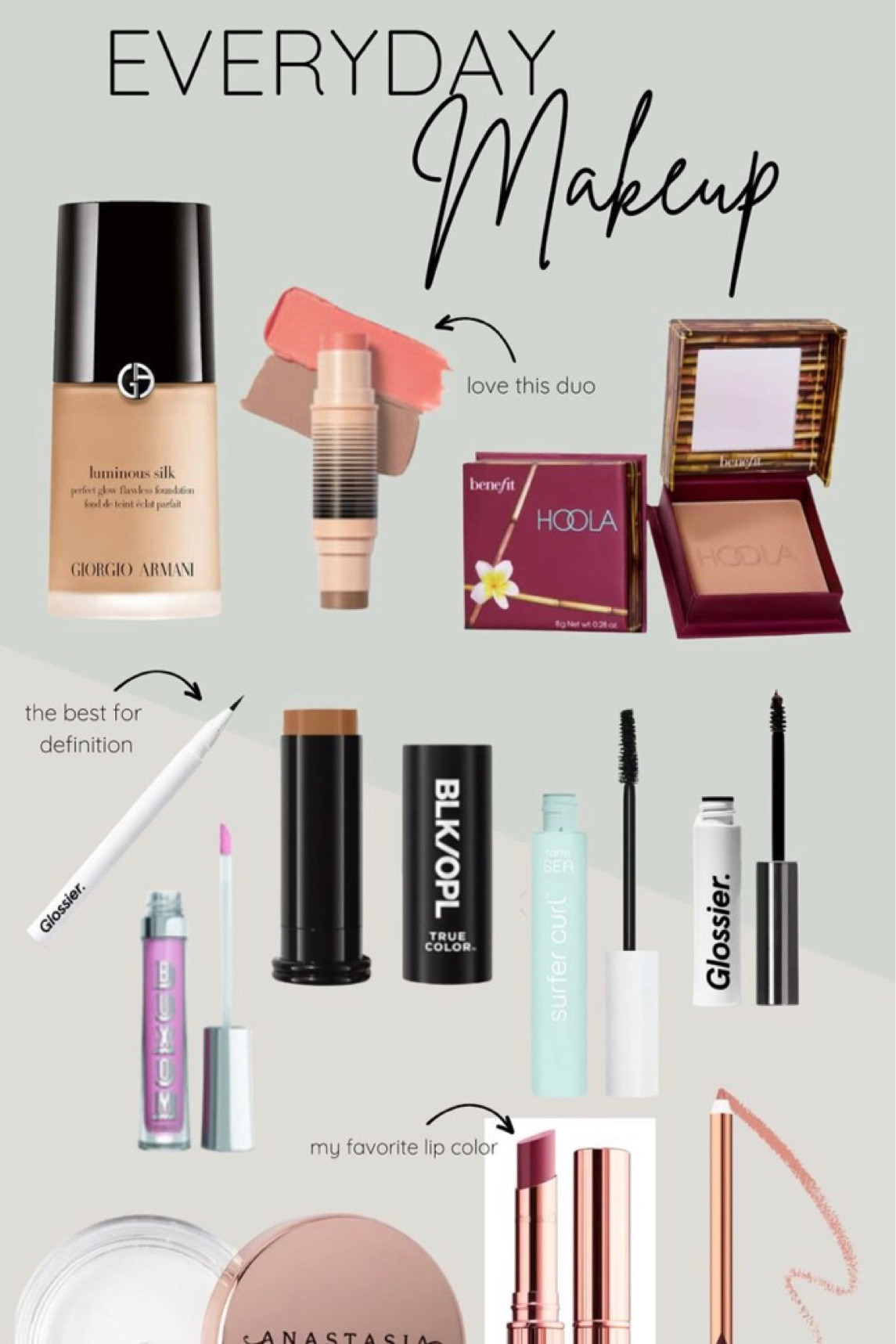 My everyday makeup products! 

#LTKbeauty