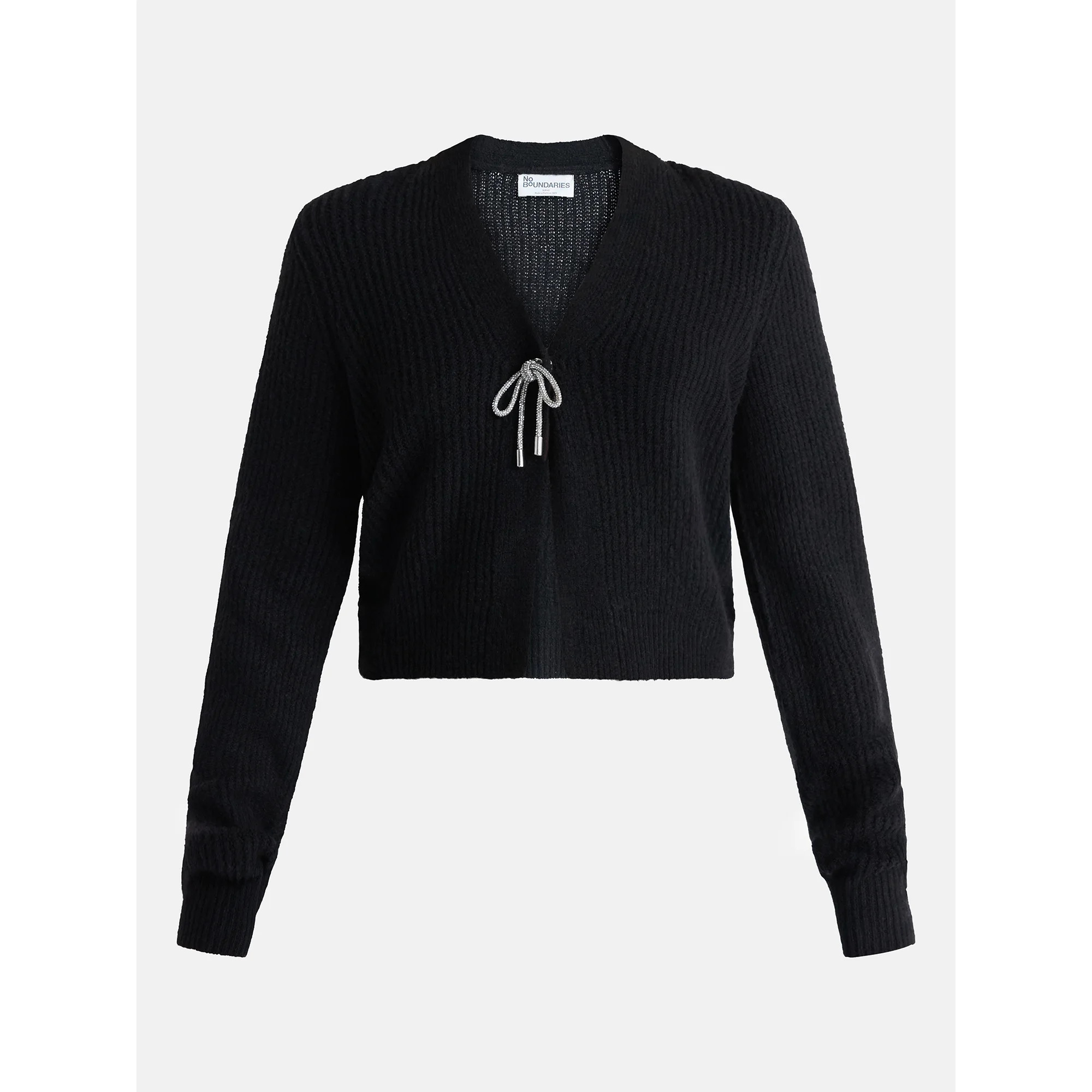 No Boundaries Bow Cardigan, Midweight, Women’s | Walmart (US)