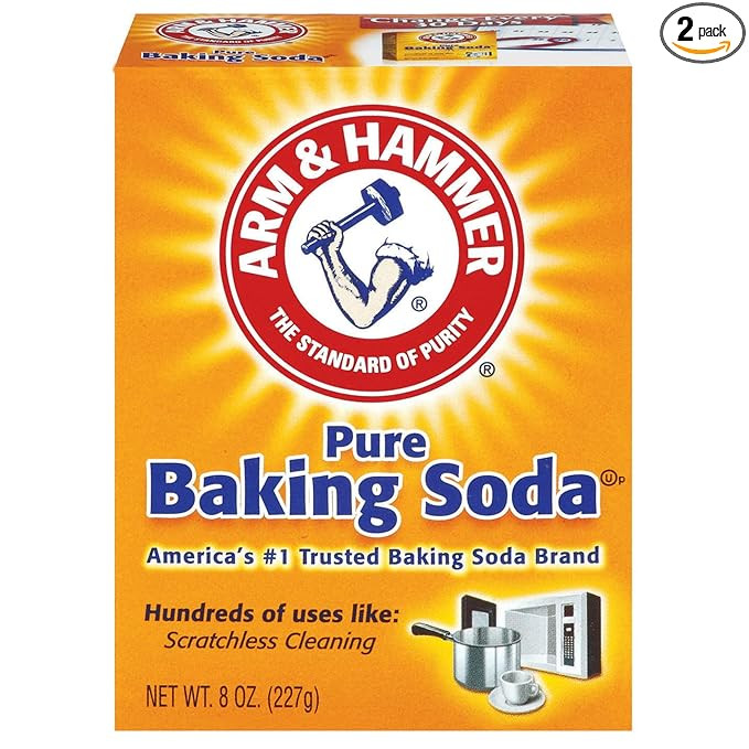 Arm & Hammer Pure Baking Soda, 8oz, Pack of 2 | Amazon (US)