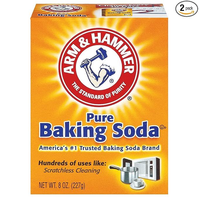 Arm & Hammer Pure Baking Soda, 8oz, Pack of 2 | Amazon (US)