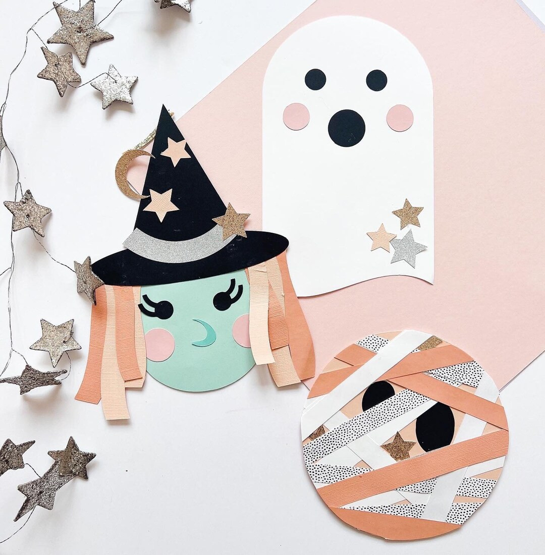 Witch Spooky Sweet Face Duo Kids Craft Kit - Etsy | Etsy (US)