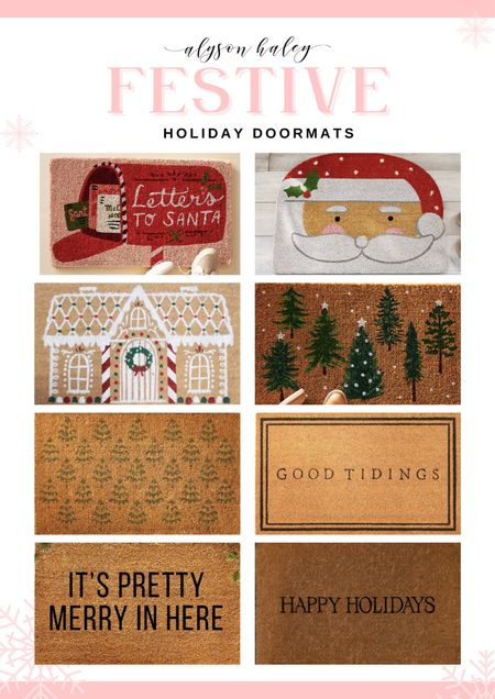 Everyone needs a festive doormat to welcome in guests for the holidays!

#LTKhome #LTKHoliday #LTKGiftGuide