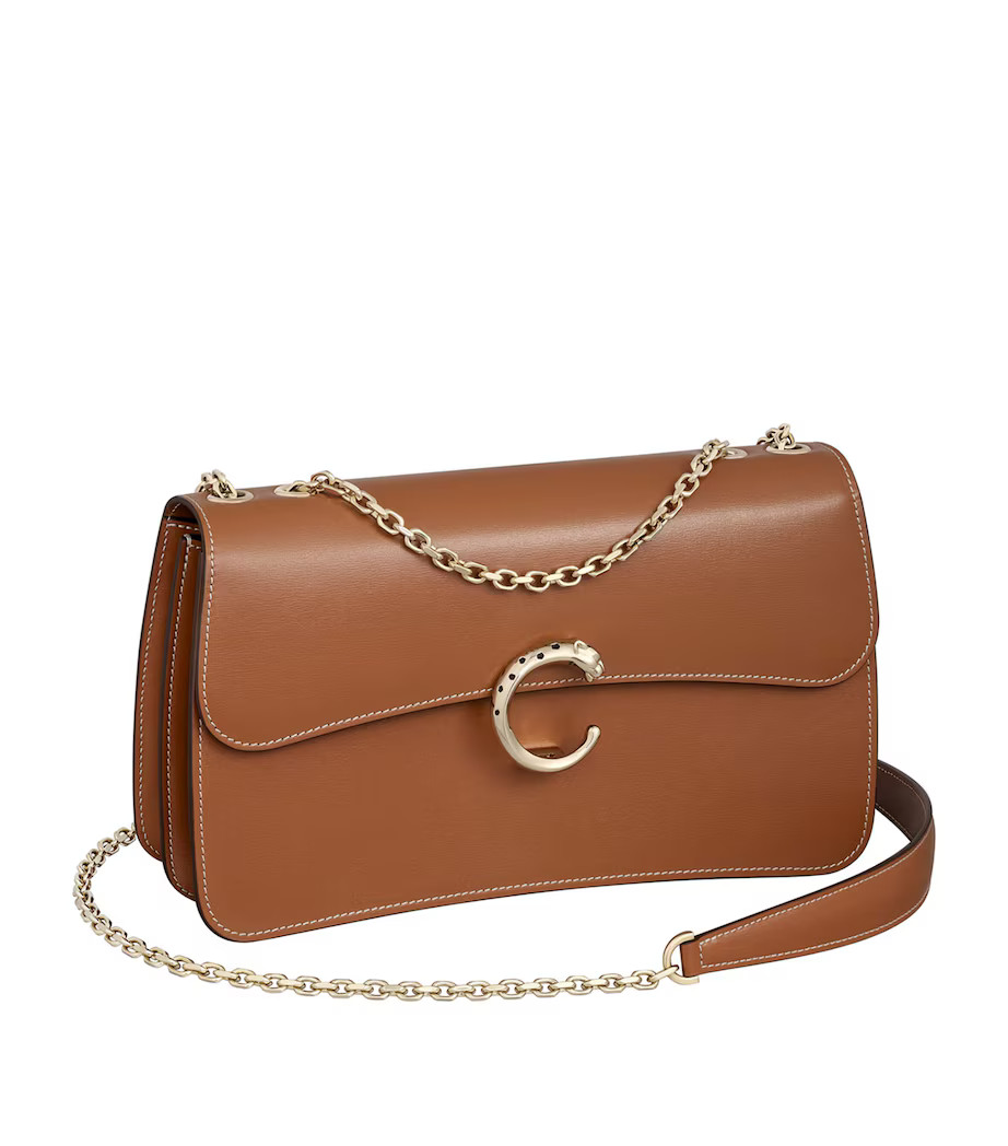 Small Calfskin Panthère de Cartier Chain Bag | Harrods