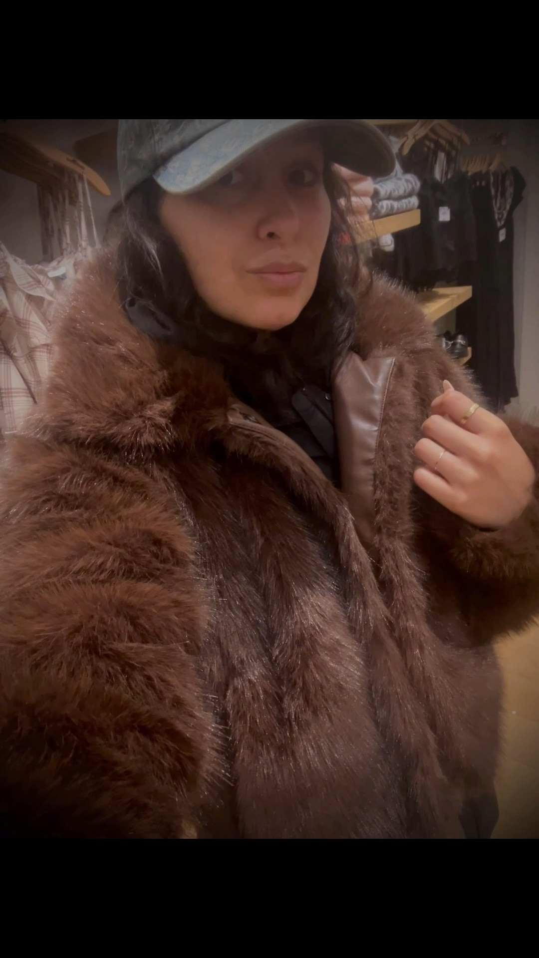 Can’t decide if I need this faux fur brown coat from American Eagle or if I’m just deep in my cozy girl era 🤎✨ It’s giving luxe on a budget and winter capsule wardrobe goals.
Would you say add to cart or skip? 🛍️

 #CozyOutfit #FauxFurCoat #AmericanEagle #WinterStyle #NeutralAesthetic #FallFashion #OOTD #StyleInspo #LTKHoliday #AffordableFashion

#LTKCyberWeek #LTKdayinmylife #LTKootd