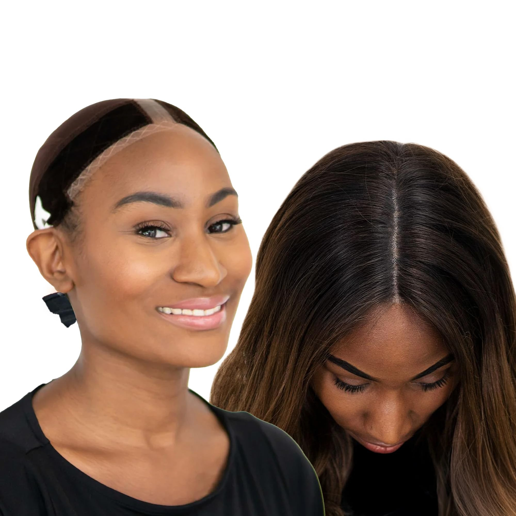 MILANO COLLECTION Lace Wig Grip Cap for Women, Adjustable Wig Caps for Women Non Slip with Headba... | Amazon (US)