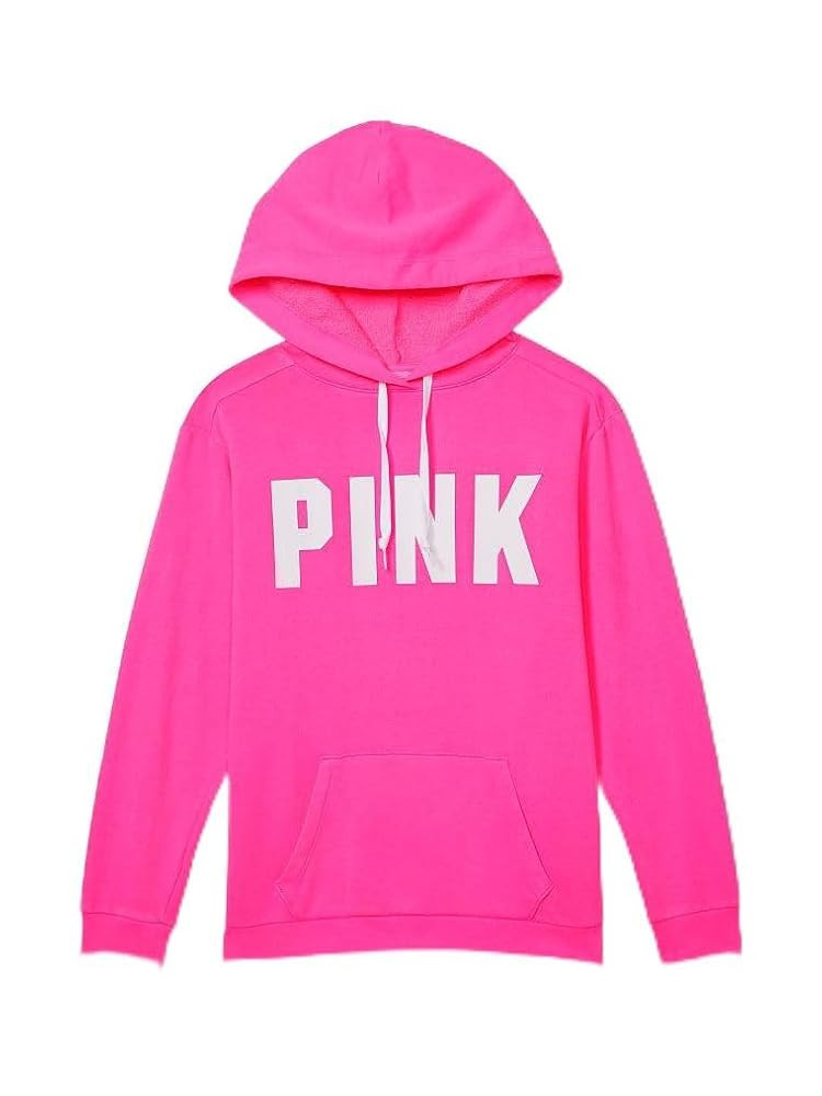 Victoria's Secret Women's PINK Logo Campus Hoodie Sweatshirt (XS-XXL) | Amazon (US)