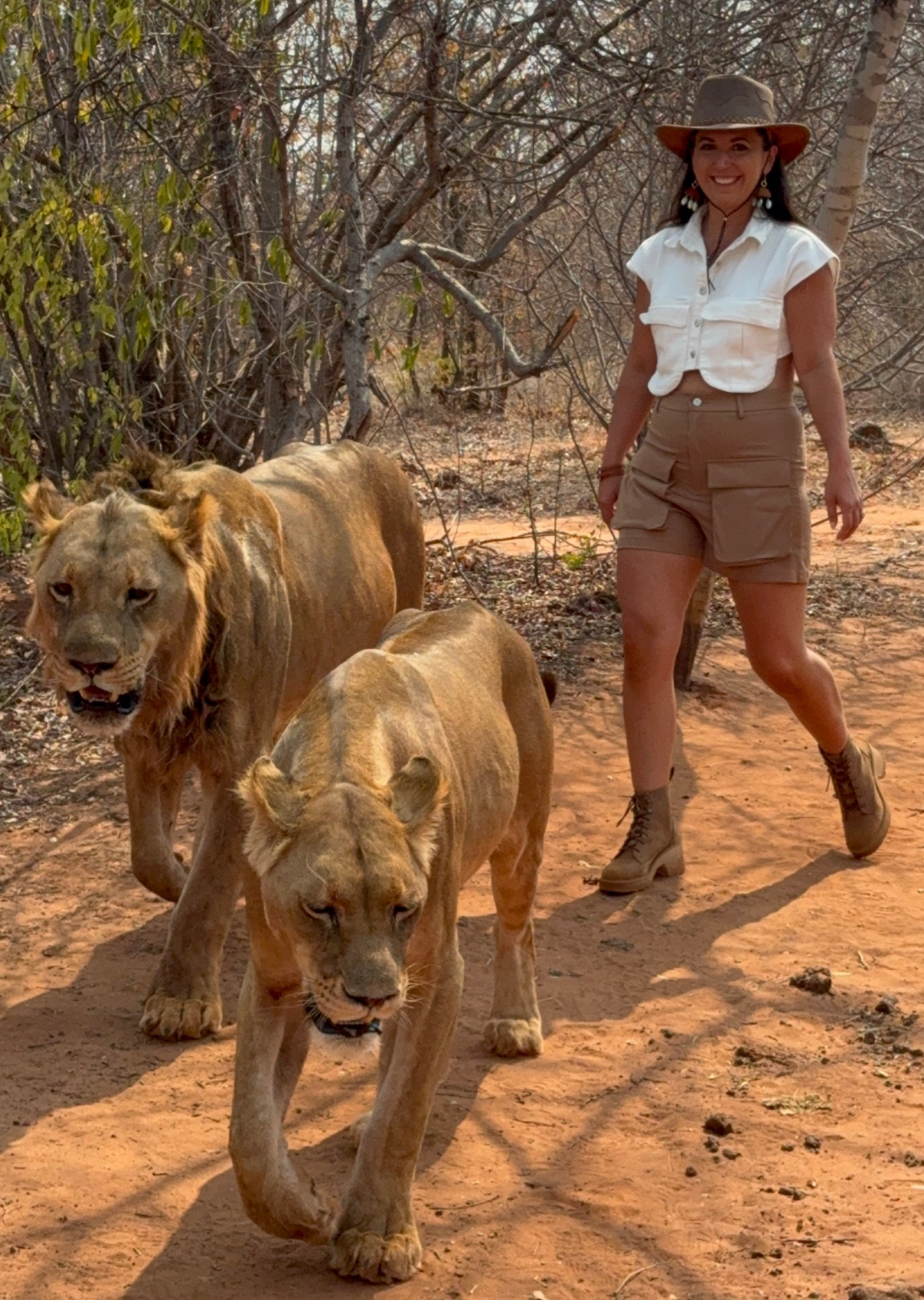 The best safari outfit! 

 I would wear this top and shorts separately for a fun fall look (the white top with cargo jeans and boots) (the cargo shorts with a sweater and boots) 

Both fit tts wearing a small 

#LTKStyleTip #LTKSeasonal #LTKTravel