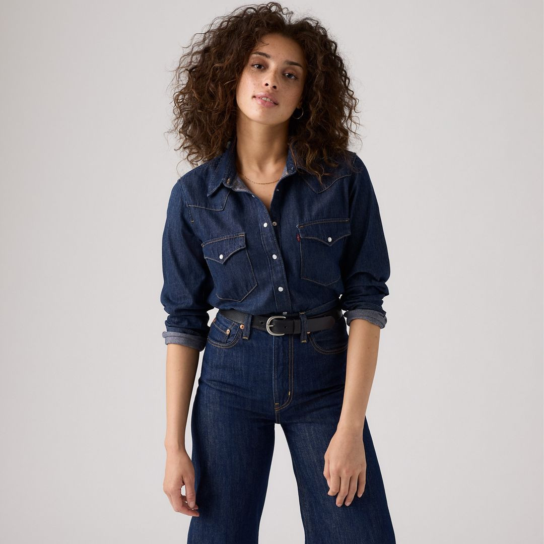 Levi's Ultimate Western Denim Shirt - Women's L | Levi's US